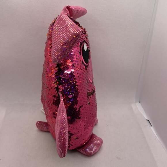 Shimmeez Pig Flip Sequins Stuffed Animal Toy 8” - Picture 8 of 9